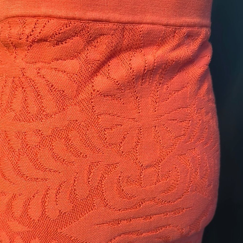 Christian lacroix  Coral stretchy ‎ midi skirt - Picture 4 of 5